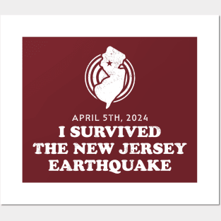 I Survived The 2024 New Jersey Earthquake Posters and Art